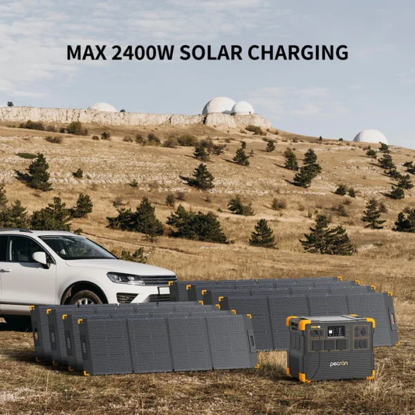 Pecron E3600LFP Estación de Energía Portátil 3072Wh (48V 64Ah) | Generador Solar Portátil | 3600W (Pico 7200W)