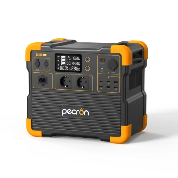 Pecron E2400LFP Estación de Energía Portátil 2048Wh (56.4V 36Ah) | Generador Solar Portátil  | 2400W (Pico 4800W)